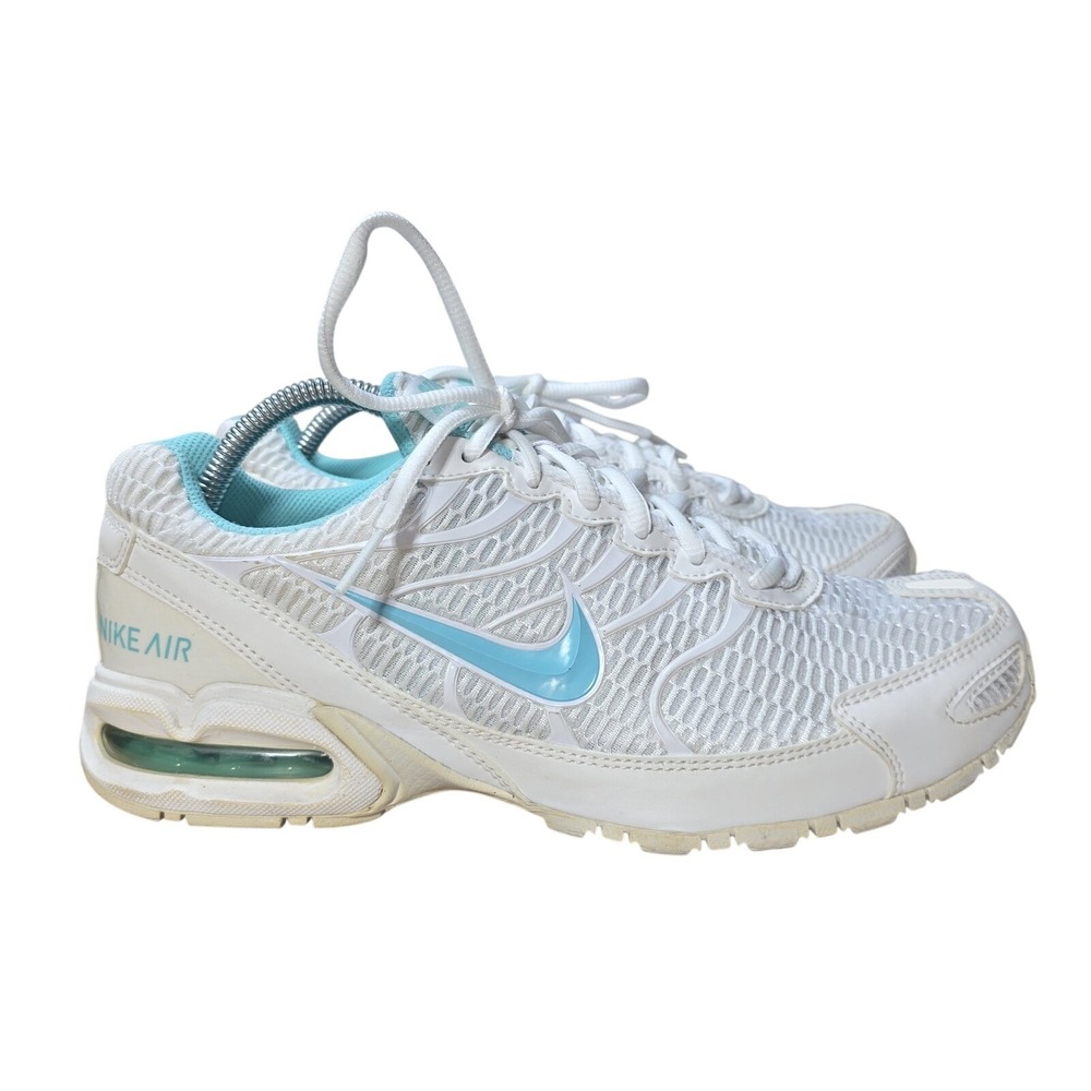 Nike Air Max Torch 4 Shoes Women 11 White Teal Mesh Running Sneakers 343851-106